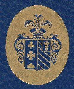 Hottinguer Family - Coat of Arms (Blason bleu)